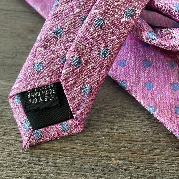 Set of Pink & Purple Skinny Ties from Ties.com, set of two, Silk & Cotton - Picture 4 of 6